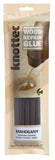 Mahogany Wood Knot Filler Glue, 5 Stick Pack