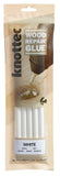 White Wood Knot Filler Glue, 5 Stick Pack
